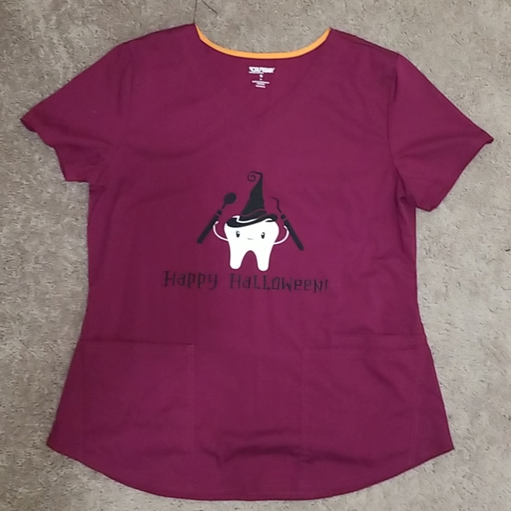 Scrubstar Scrub top with Dental Decal
